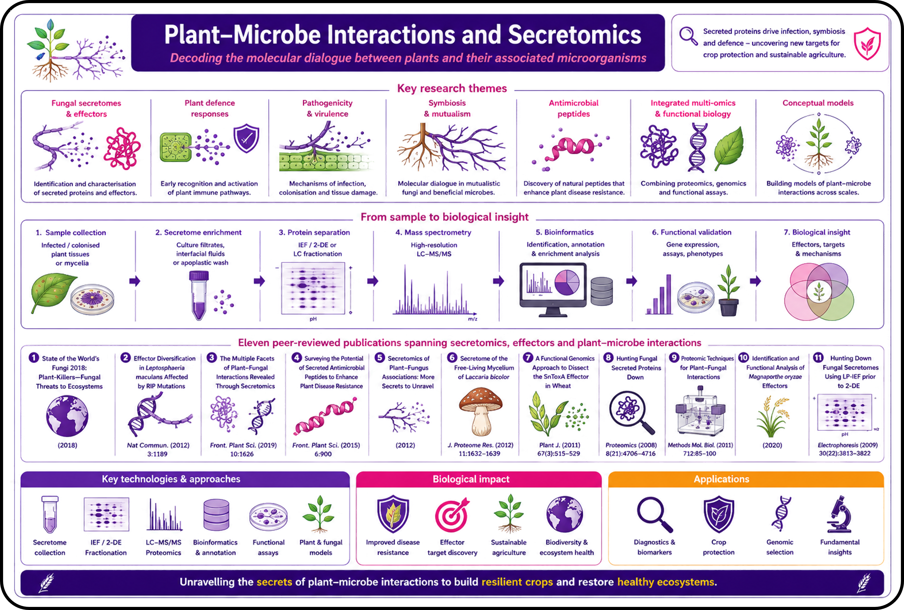 graphical summary of plant-microbes interaction research studies